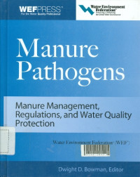Image of Manure pathogens : manure management, regulation, and water quality protection