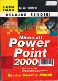 Image of Belajar sendiri microsoft power point 2000