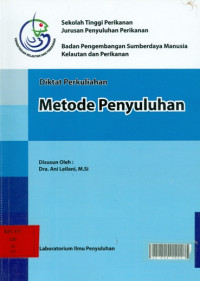 Image of Diktat perkuliahan metode penyuluhan