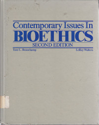 Image of Contemporary issues in bioethics / Tom L. Beauchamp; Le Roy Walters