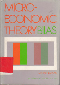 Image of Micro economic theory bilas / Richard A. Bilas