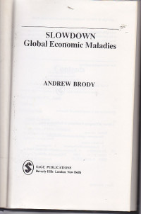 Image of Slowdown global economic maladies / Andrew Brody