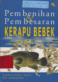 Image of Pembenihan & pembesaran kerapu bebek